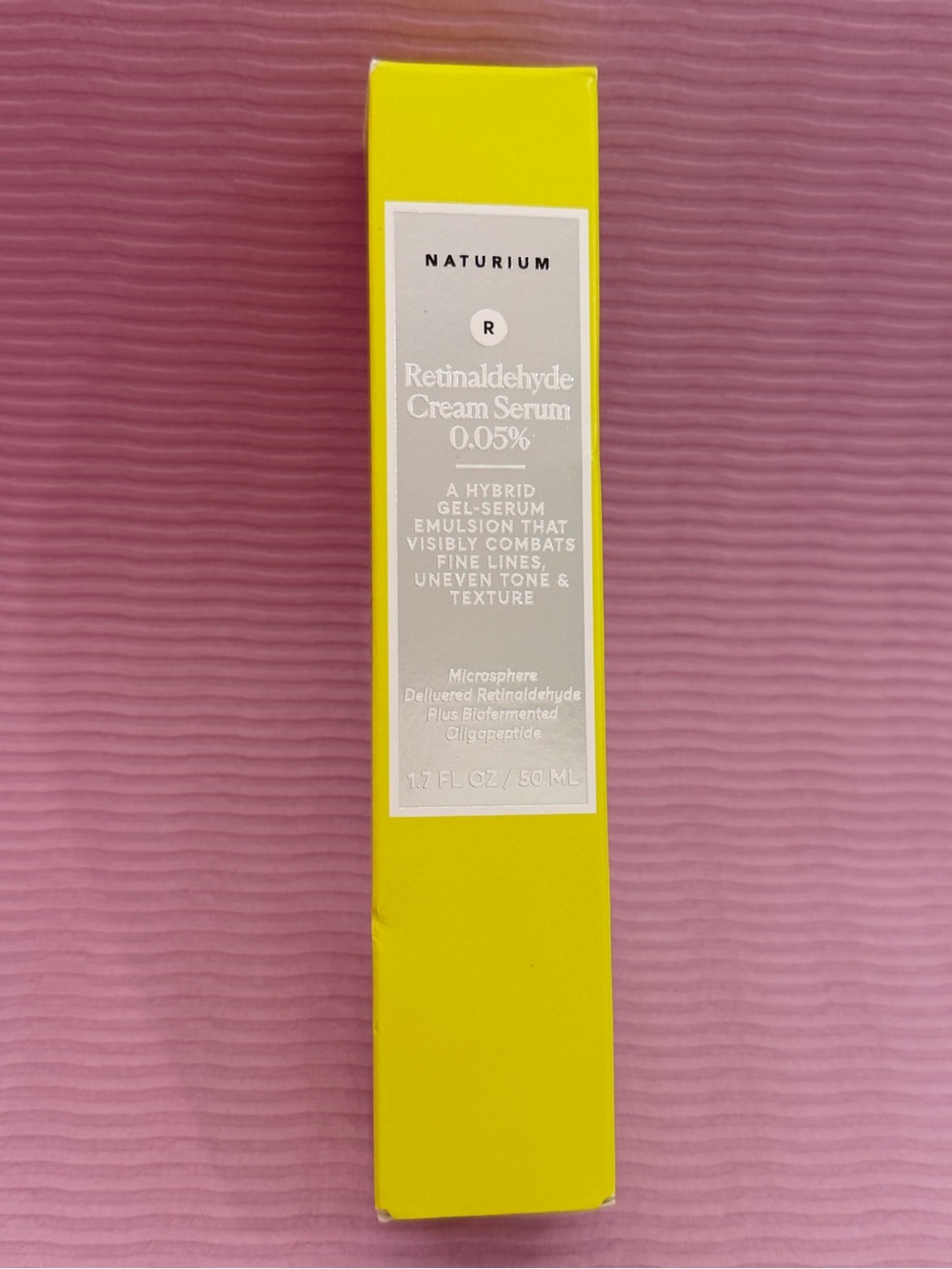 Naturium Retinaldehyde Cream Serum 0.05% — Yellow Targeted Night Treatment